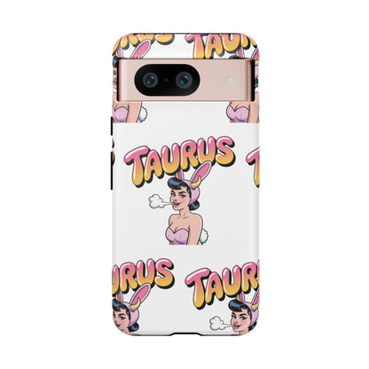 Stylish “Taurus” Phone Case, Cartoon Design