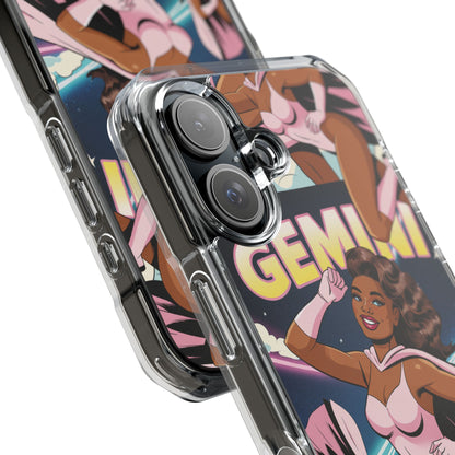 Gemini Zodiac MagSafe Clear Impact Case