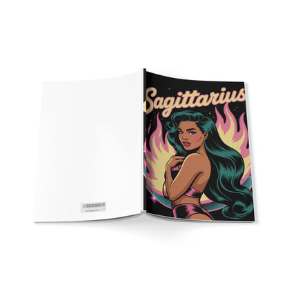 Fire Sign 🔥 Sagittarius Softcover Notebook, Zodiac Journal, Astrology Gift