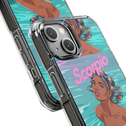 Scorpio Zodiac Clear MagSafe Phone Cases, Horoscope Cases