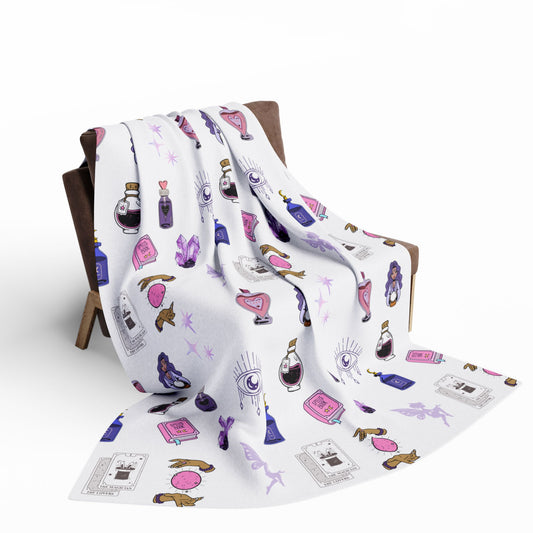 Mystical Tarot, Spells & Potions Fleece Blanket
