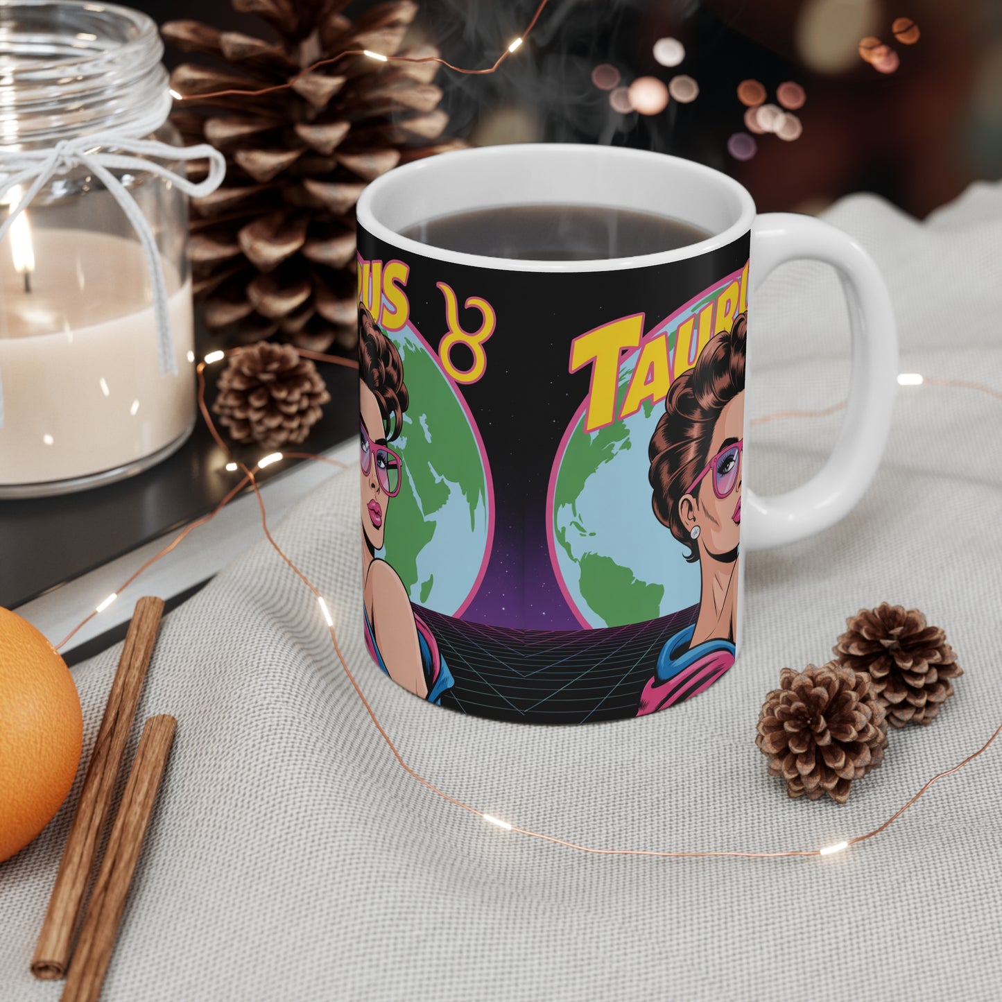 Taurus Zodiac Mug, Astrology Coffee Cup