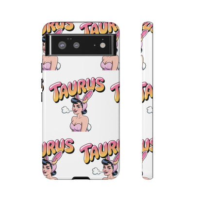Stylish “Taurus” Phone Case, Cartoon Design