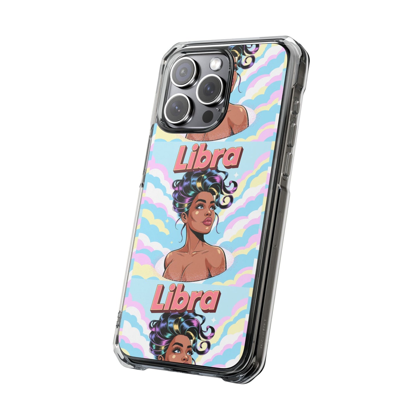 Libra Zodiac Clear MagSafe Phone Case