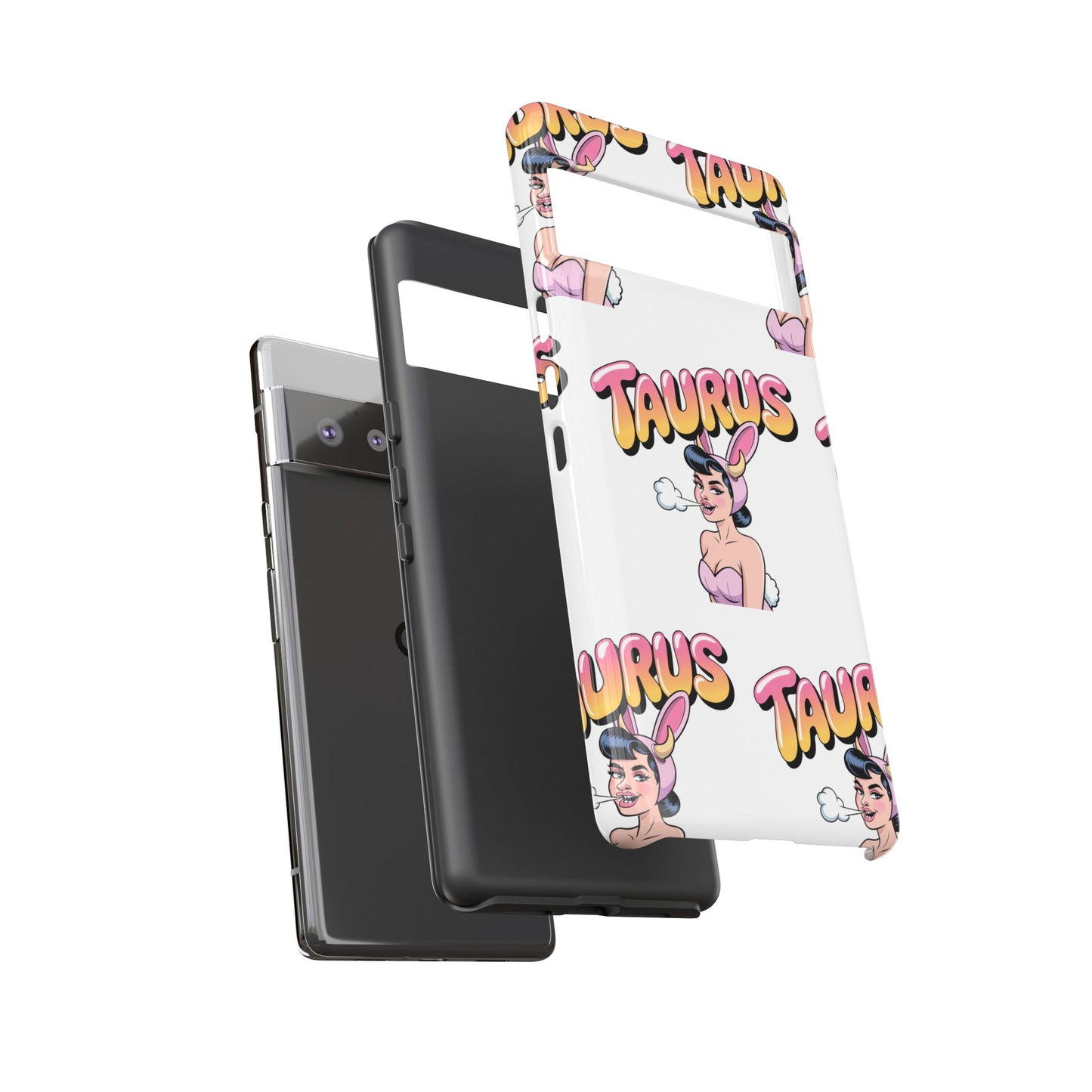 Stylish “Taurus” Phone Case, Cartoon Design
