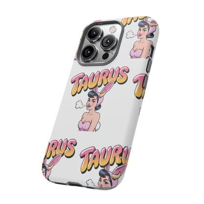 Stylish “Taurus” Phone Case, Cartoon Design