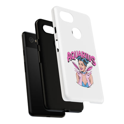 “AQUARIUS” Phone Case with Retro Look