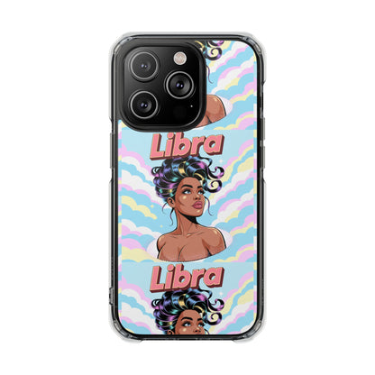 Libra Zodiac Clear MagSafe Phone Case