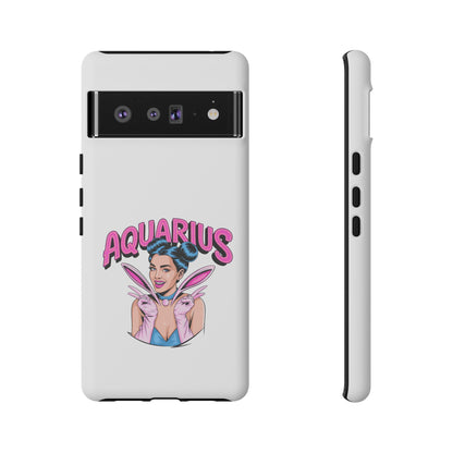 “AQUARIUS” Phone Case with Retro Look