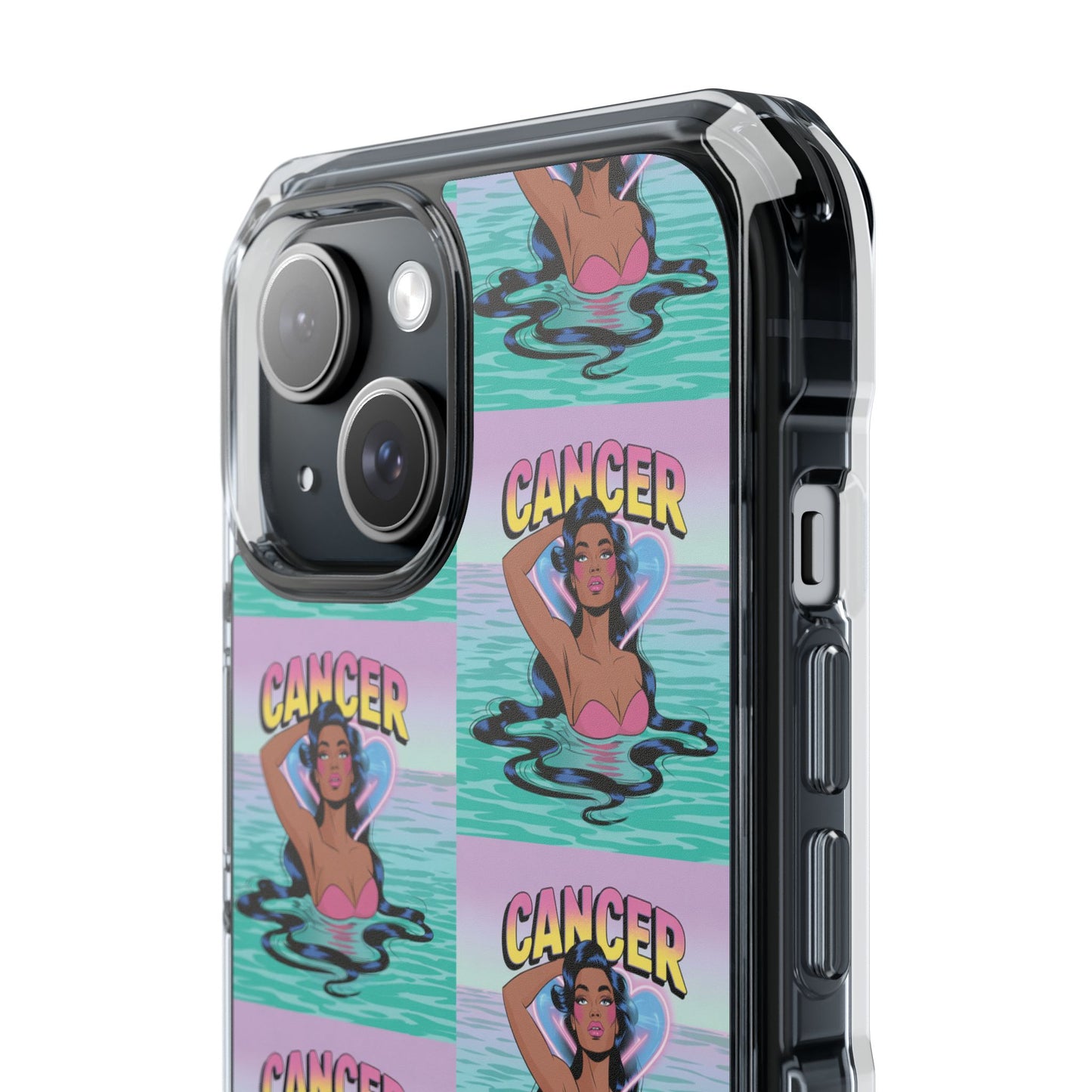 Cancer Zodiac MagSafe Clear Phone Case, Astrology Gift