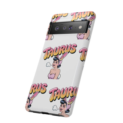 Stylish “Taurus” Phone Case, Cartoon Design