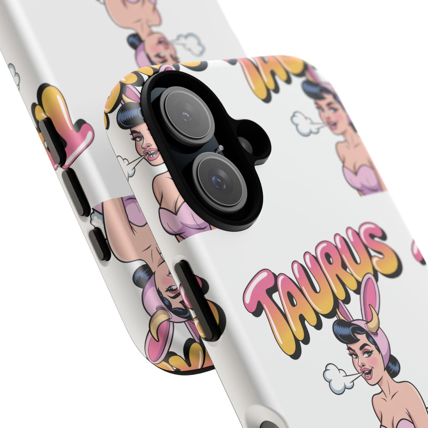 Stylish “Taurus” Phone Case, Cartoon Design