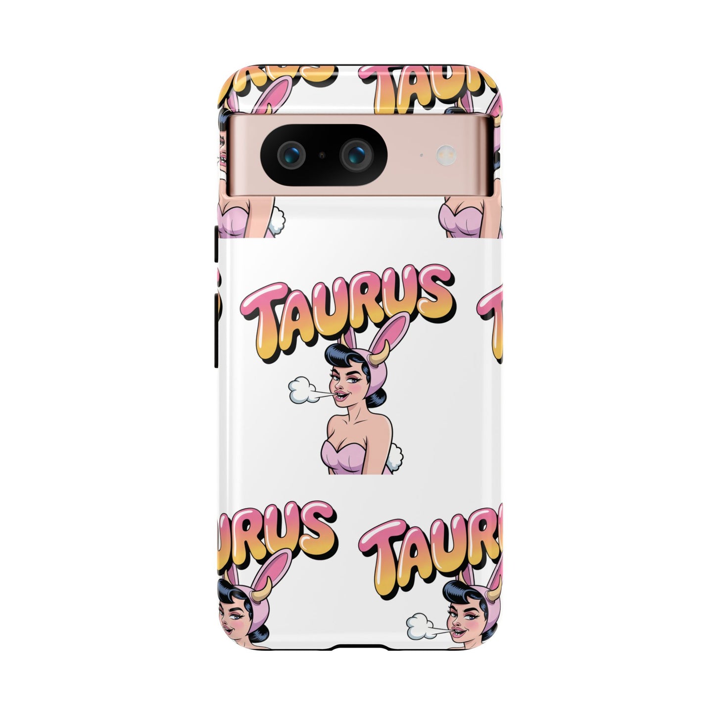 Stylish “Taurus” Phone Case, Cartoon Design