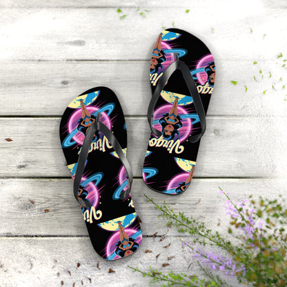 ‘VIRGO’ Cosmic Flip Flops, Beach Footwear, Summer Sandals