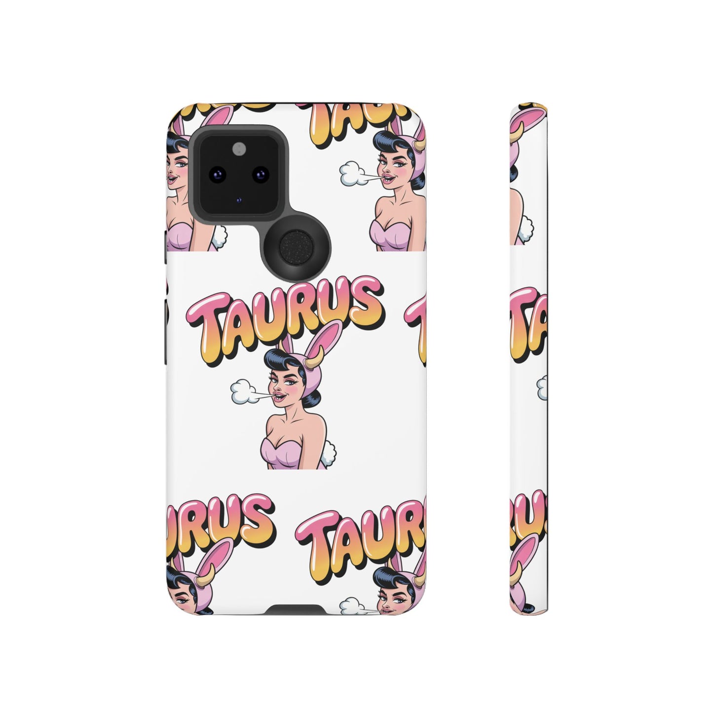 Stylish “Taurus” Phone Case, Cartoon Design