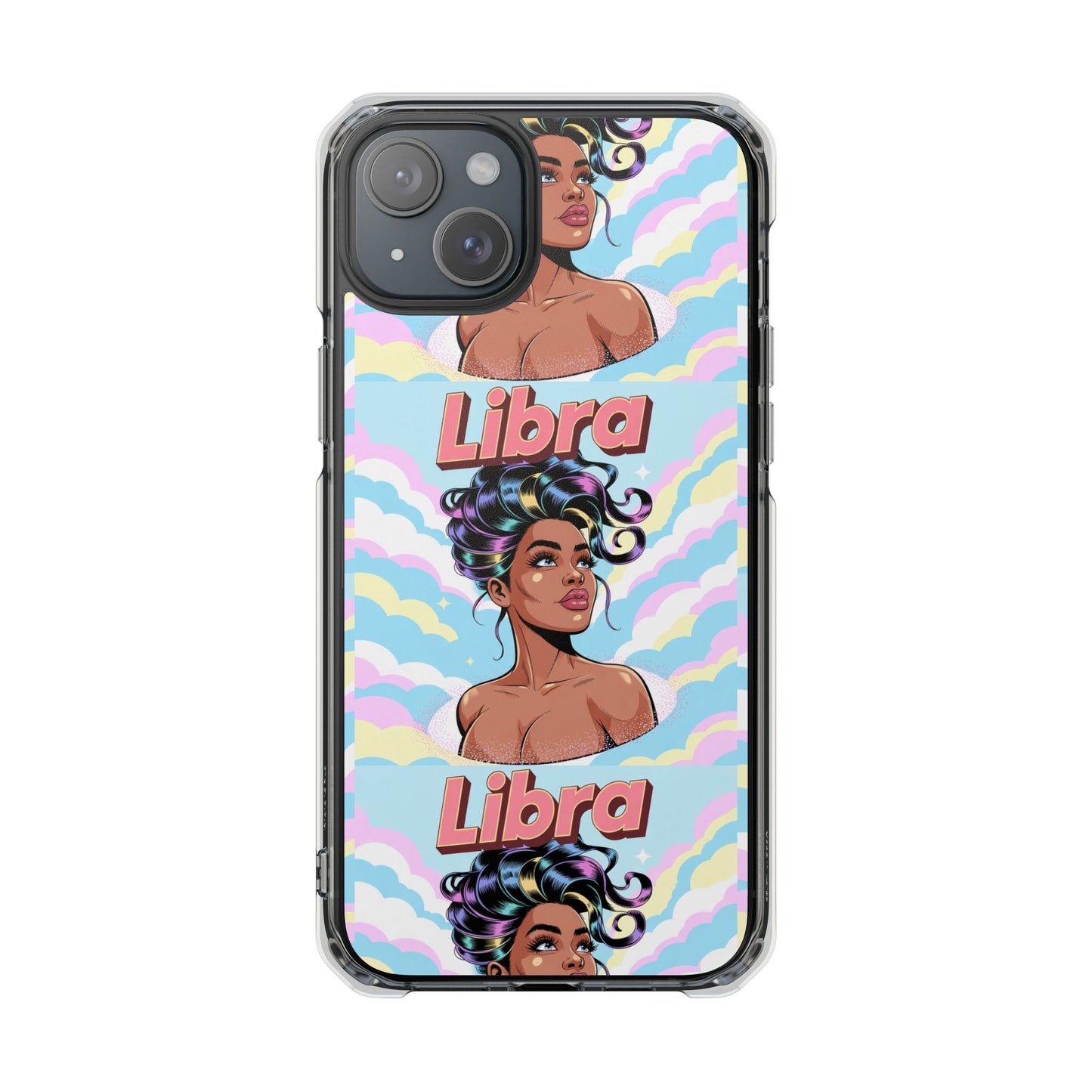Libra Zodiac Clear MagSafe Phone Case