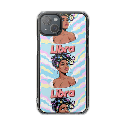 Libra Zodiac Clear MagSafe Phone Case