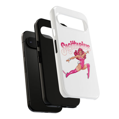 “Sagittarius” phone case Pink Dollar Bill Woman Bunny Costume