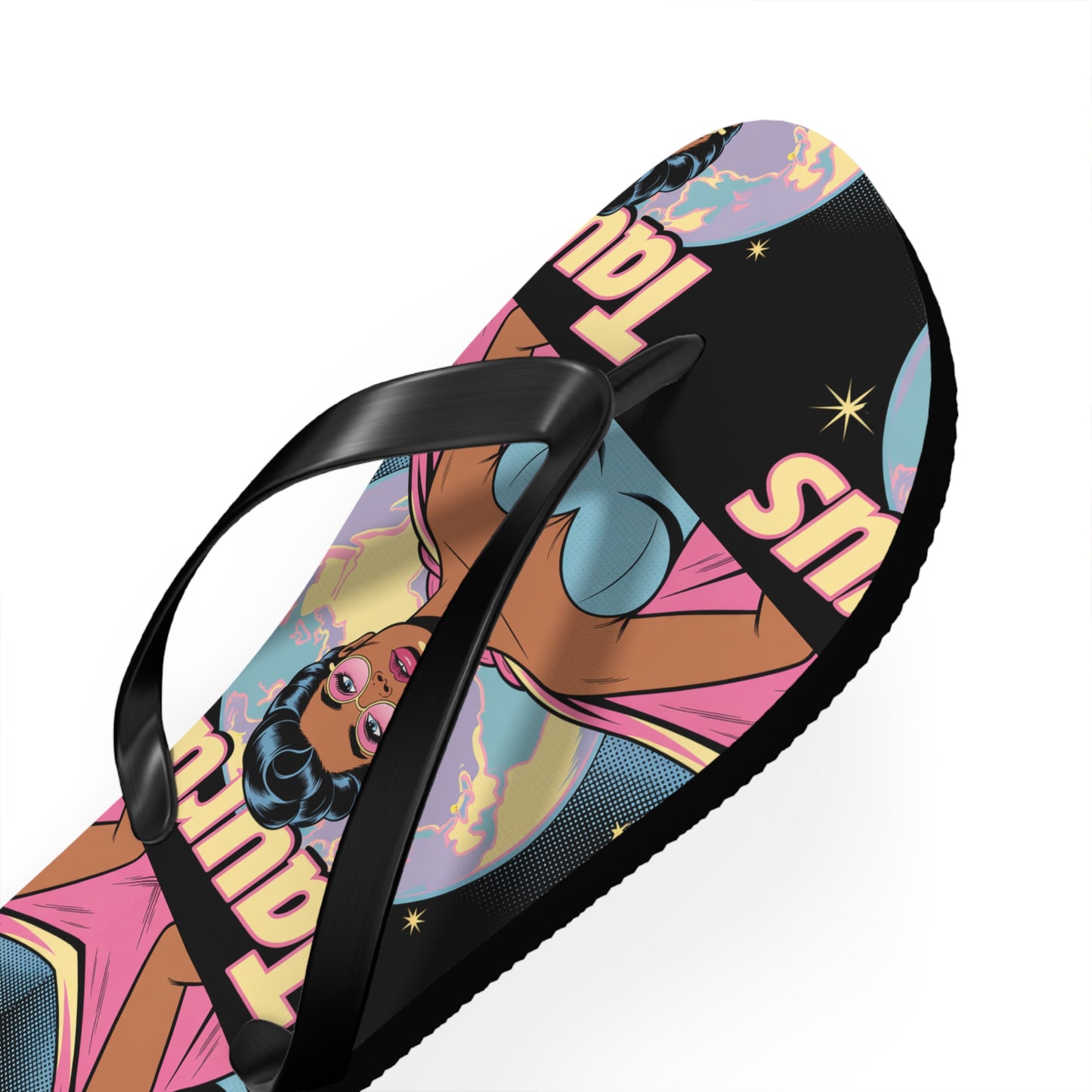 ‘TAURUS’ Colourful Flip Flops, Zodiac Sandals for Astrology Lovers