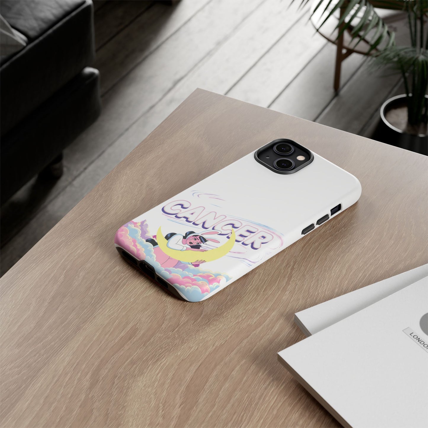 “Cancer” Zodiac Phone Case, Cute Cancer Case, Astrology Phone Cover
