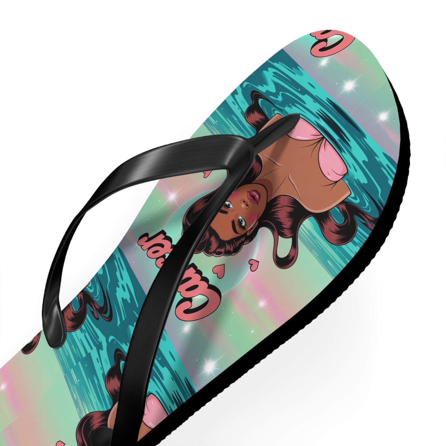 Zodiac ‘CANCER’ Beach Flip Flops - Summer Sandals
