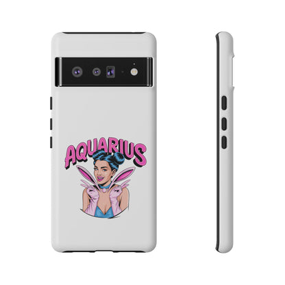 “AQUARIUS” Phone Case with Retro Look