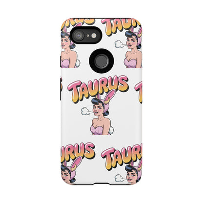 Stylish “Taurus” Phone Case, Cartoon Design
