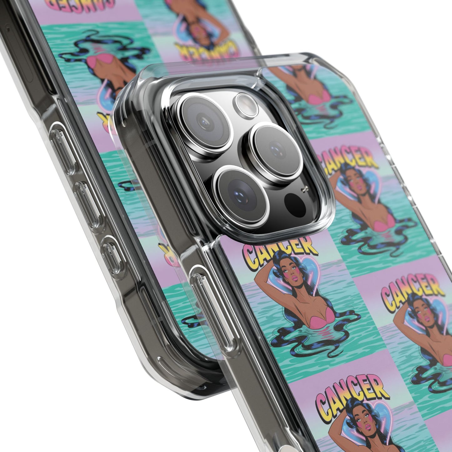 Cancer Zodiac MagSafe Clear Phone Case, Astrology Gift