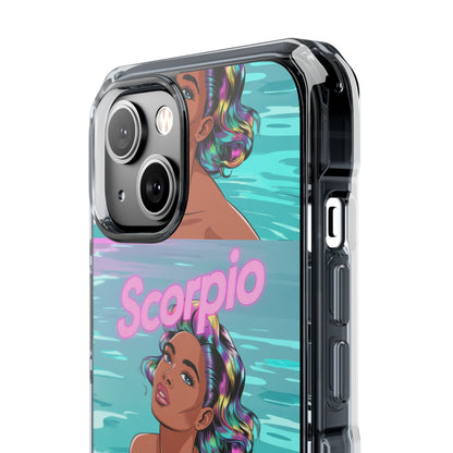 Scorpio Zodiac Clear MagSafe Phone Cases, Horoscope Cases