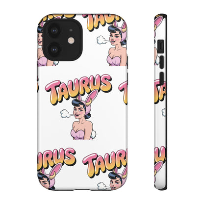 Stylish “Taurus” Phone Case, Cartoon Design