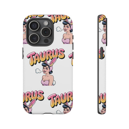 Stylish “Taurus” Phone Case, Cartoon Design