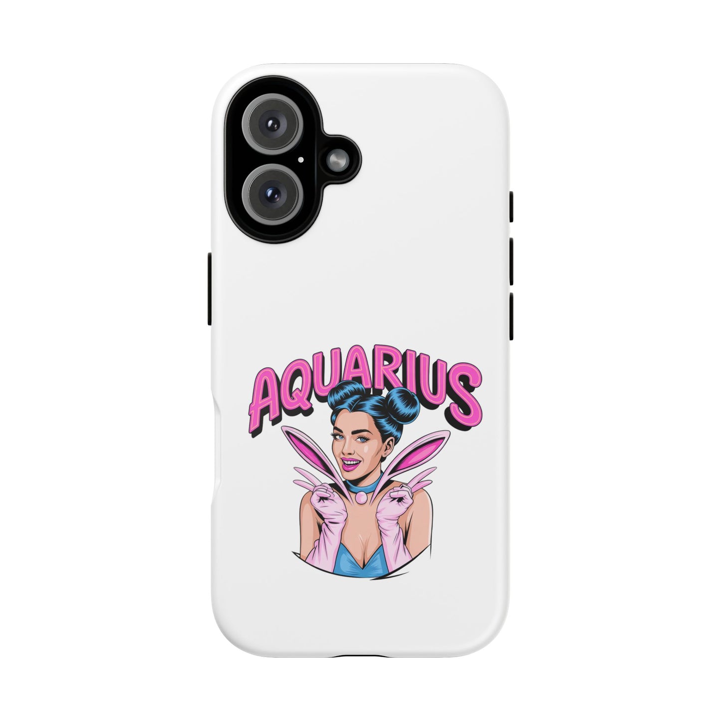 “AQUARIUS” Phone Case with Retro Look
