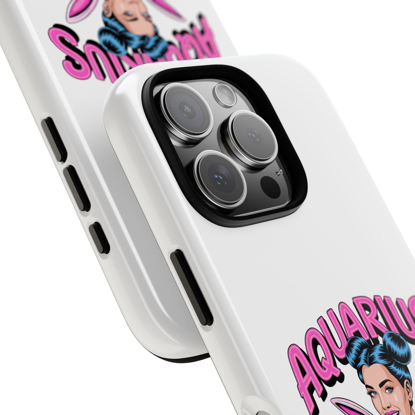 “AQUARIUS” Phone Case with Retro Look