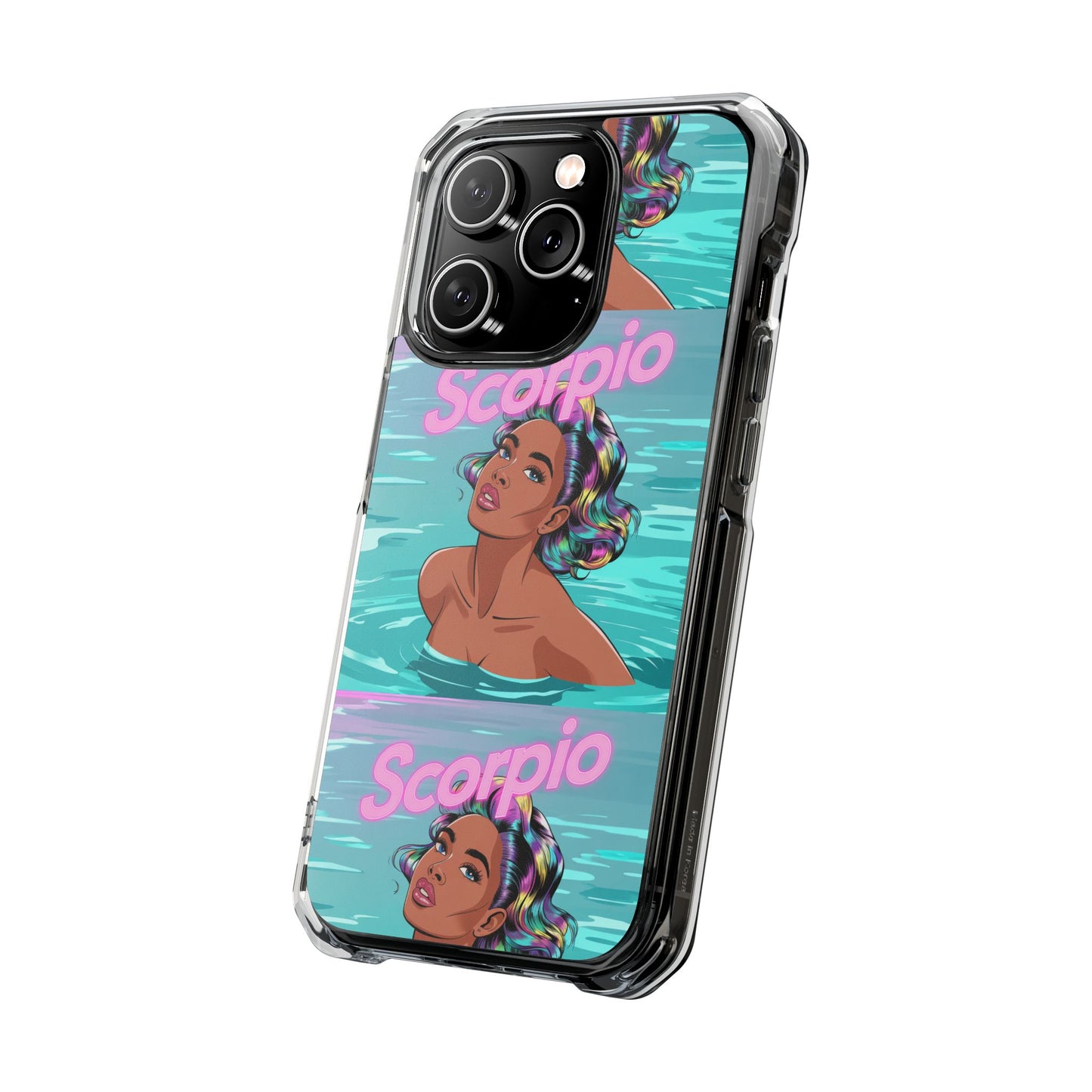 Scorpio Zodiac Clear MagSafe Phone Cases, Horoscope Cases