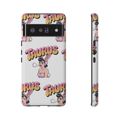 Stylish “Taurus” Phone Case, Cartoon Design