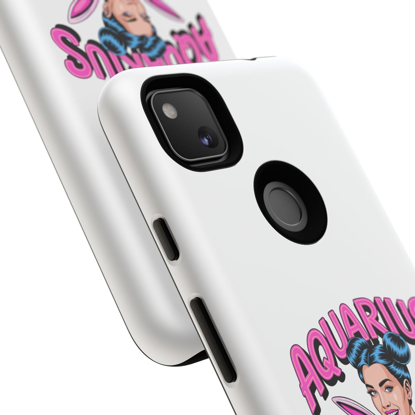 “AQUARIUS” Phone Case with Retro Look