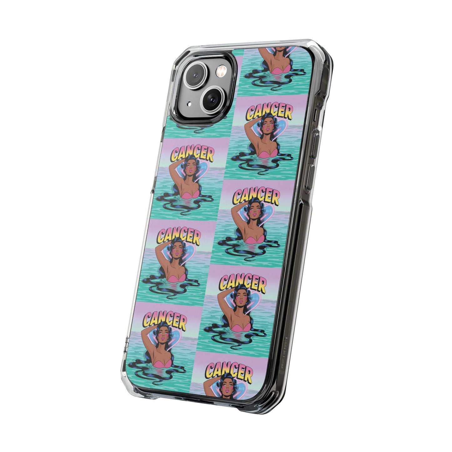Cancer Zodiac MagSafe Clear Phone Case, Astrology Gift