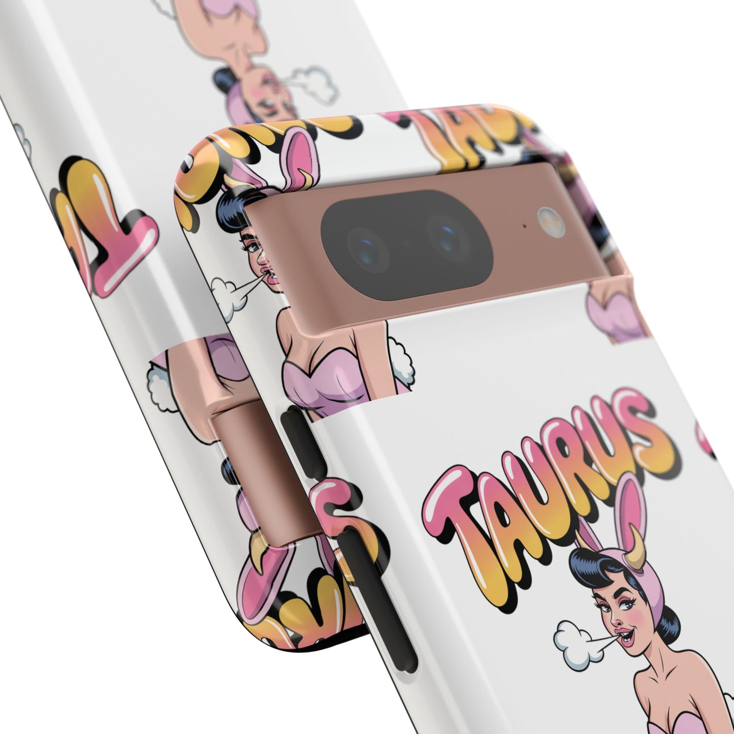 Stylish “Taurus” Phone Case, Cartoon Design