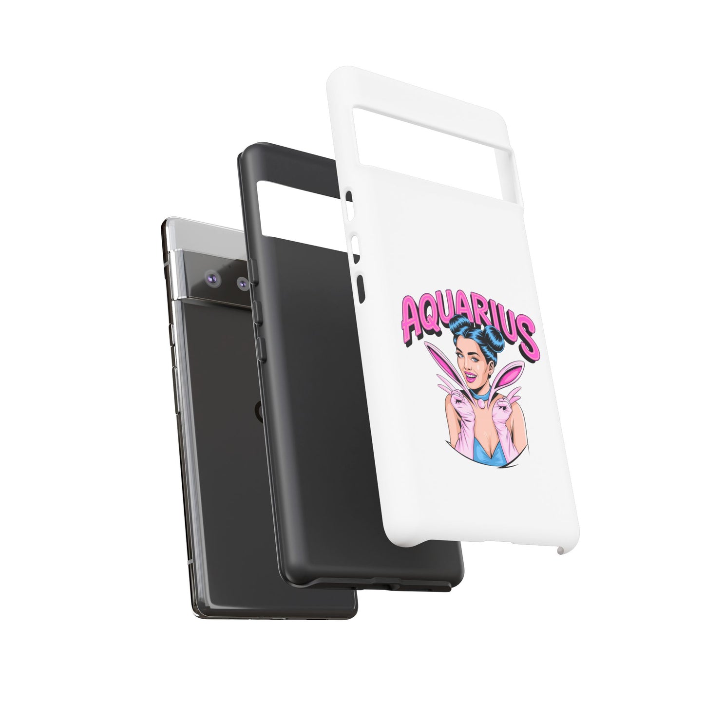 “AQUARIUS” Phone Case with Retro Look