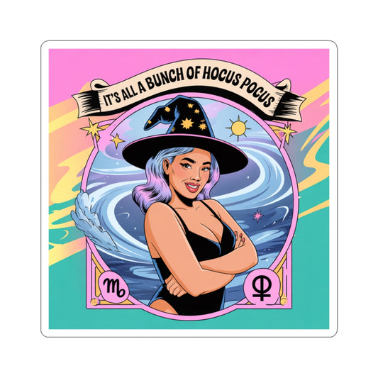Magic Enchanting Witchy Stickers, Hocus Pocus design