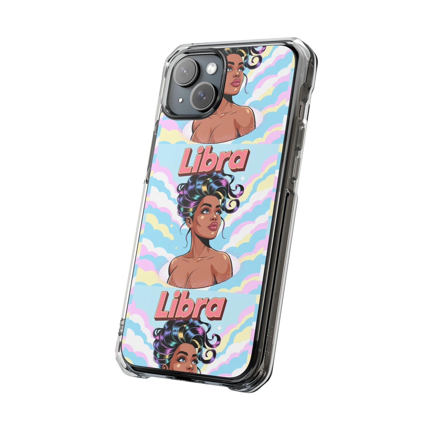 Libra Zodiac Clear MagSafe Phone Case