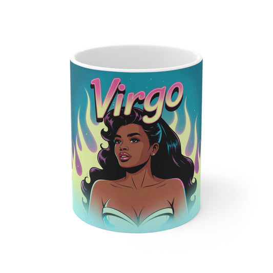Astrological Virgo Mug, Zodiac Coffee Cup