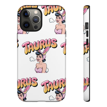 Stylish “Taurus” Phone Case, Cartoon Design