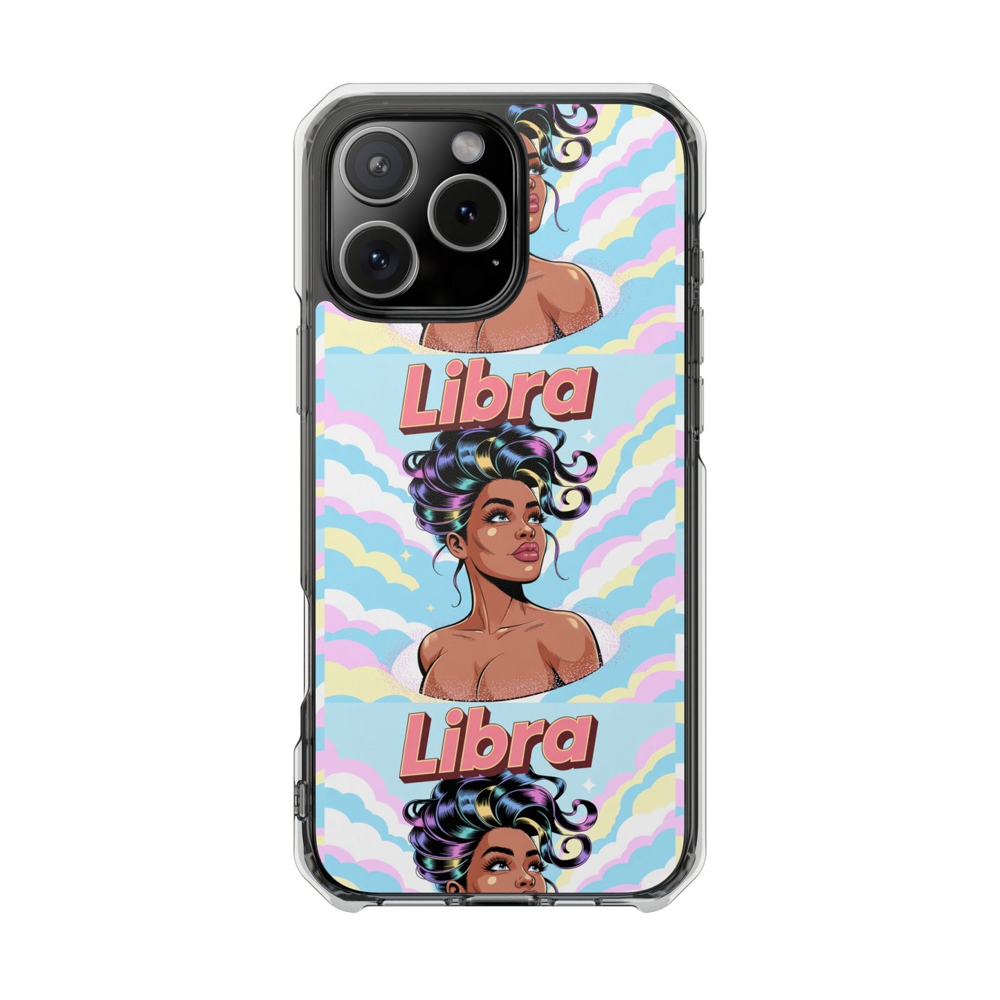 Libra Zodiac Clear MagSafe Phone Case