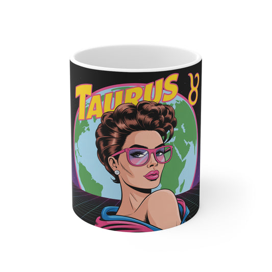 Taurus Zodiac Mug, Astrology Coffee Cup
