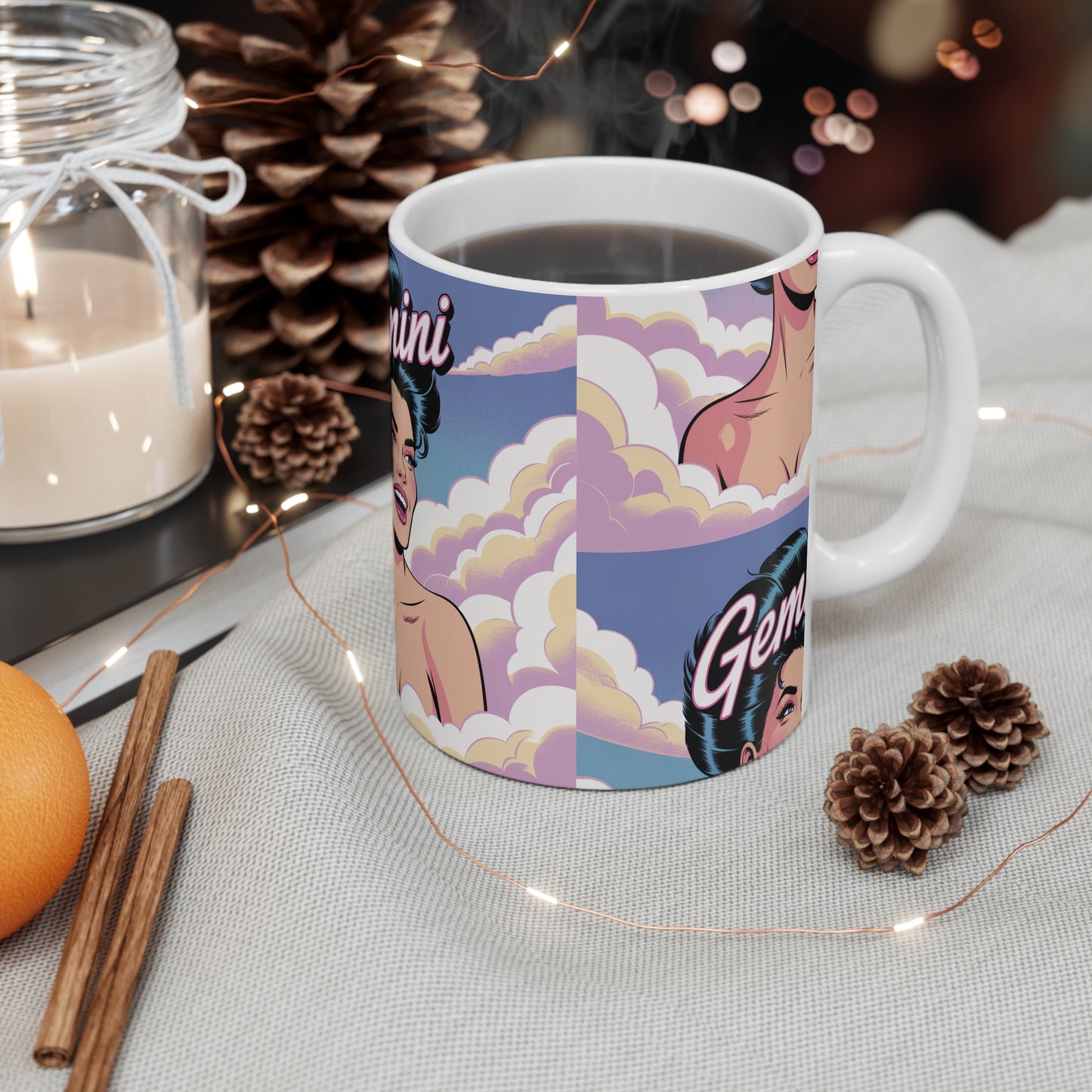 Gemini Mug | Astrology Coffee Cup, Zodiac mug