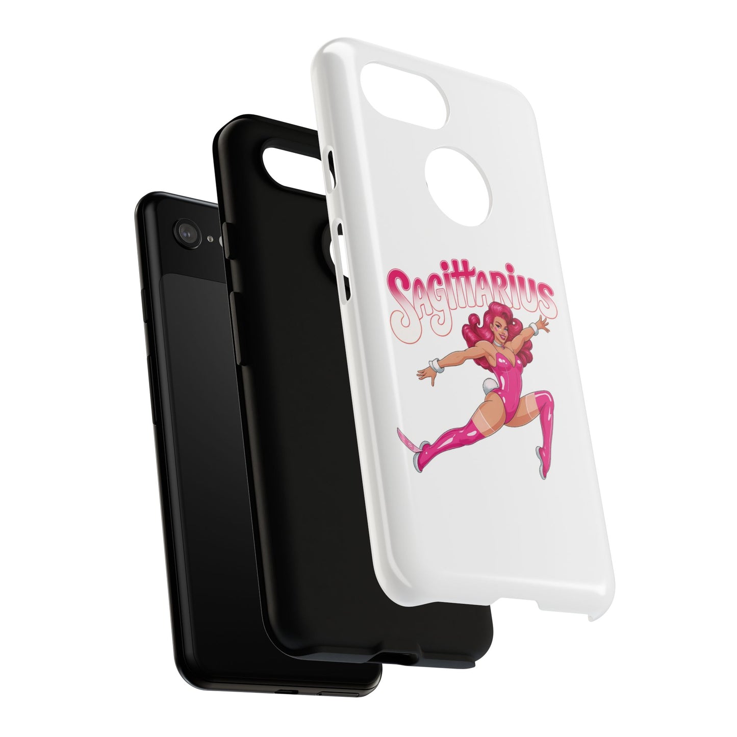 “Sagittarius” phone case Pink Dollar Bill Woman Bunny Costume