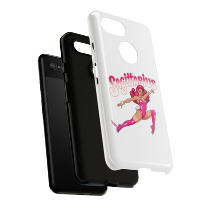 “Sagittarius” phone case Pink Dollar Bill Woman Bunny Costume