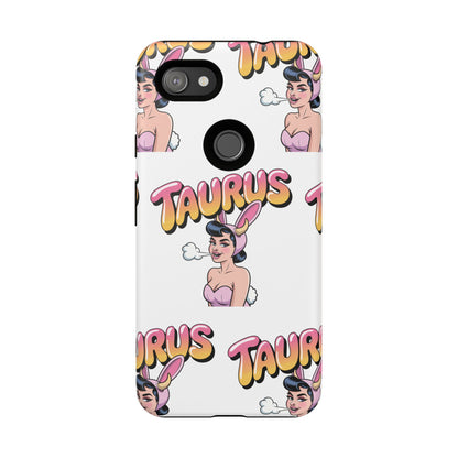 Stylish “Taurus” Phone Case, Cartoon Design