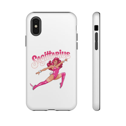 “Sagittarius” phone case Pink Dollar Bill Woman Bunny Costume